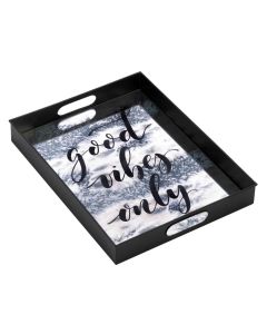 SOUTH BEACH GOOD VIBES MIRROR TRAY